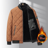 Men Quilted Cotton Winter Jacket